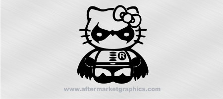 Hello Kitty Robin Costume Decal